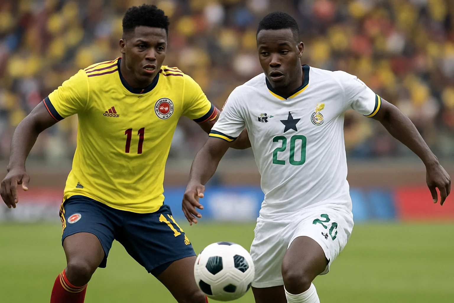Columbia și Ghana se întâlnesc într-un meci decisiv