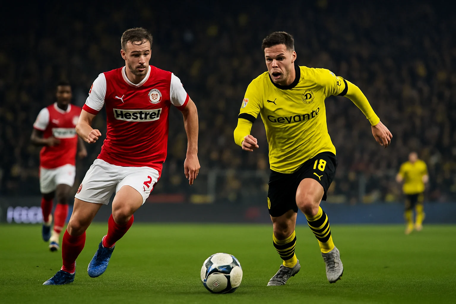 Rot-Weiss Oberhausen deschide scorul în meciul cu Borussia Dortmund