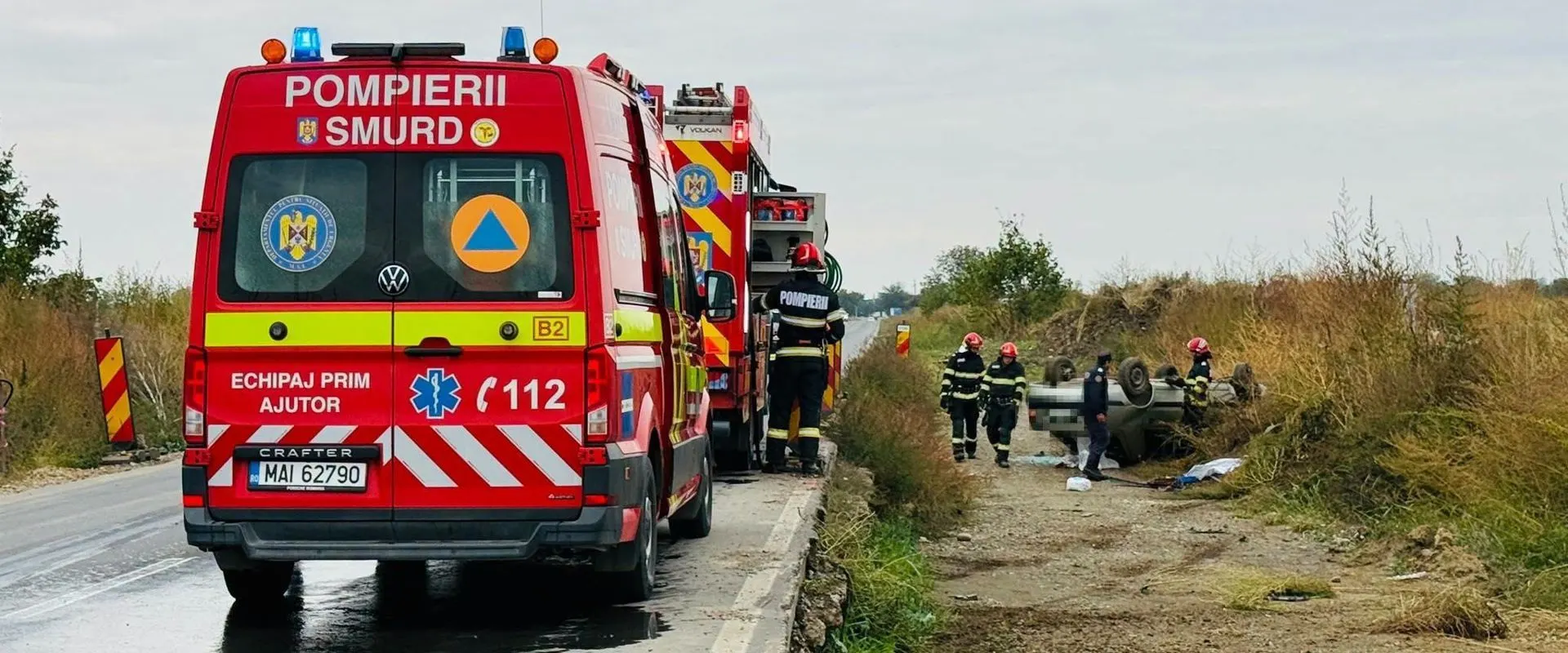 Esențial: 4.586 de intervenții IGSU în weekend; 3.817 misiuni SMURD