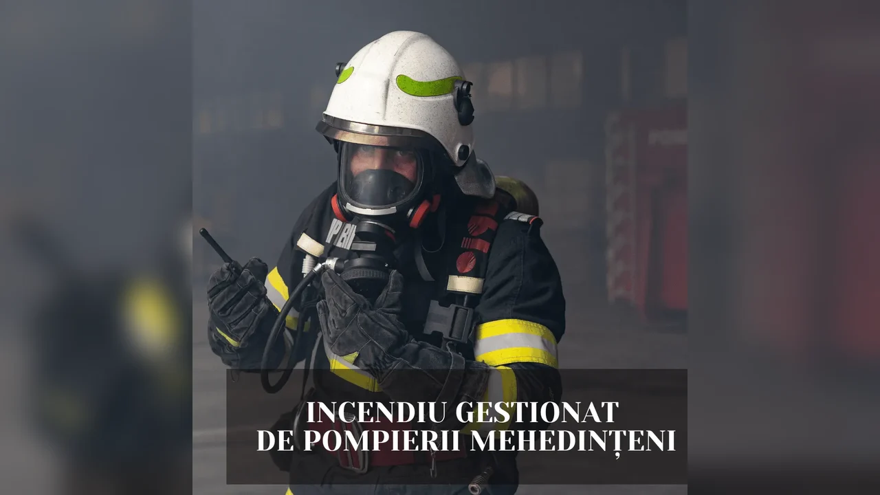 Weekend în Mehedinți: 244 ha de vegetație și 44 ha de litieră, mistuite