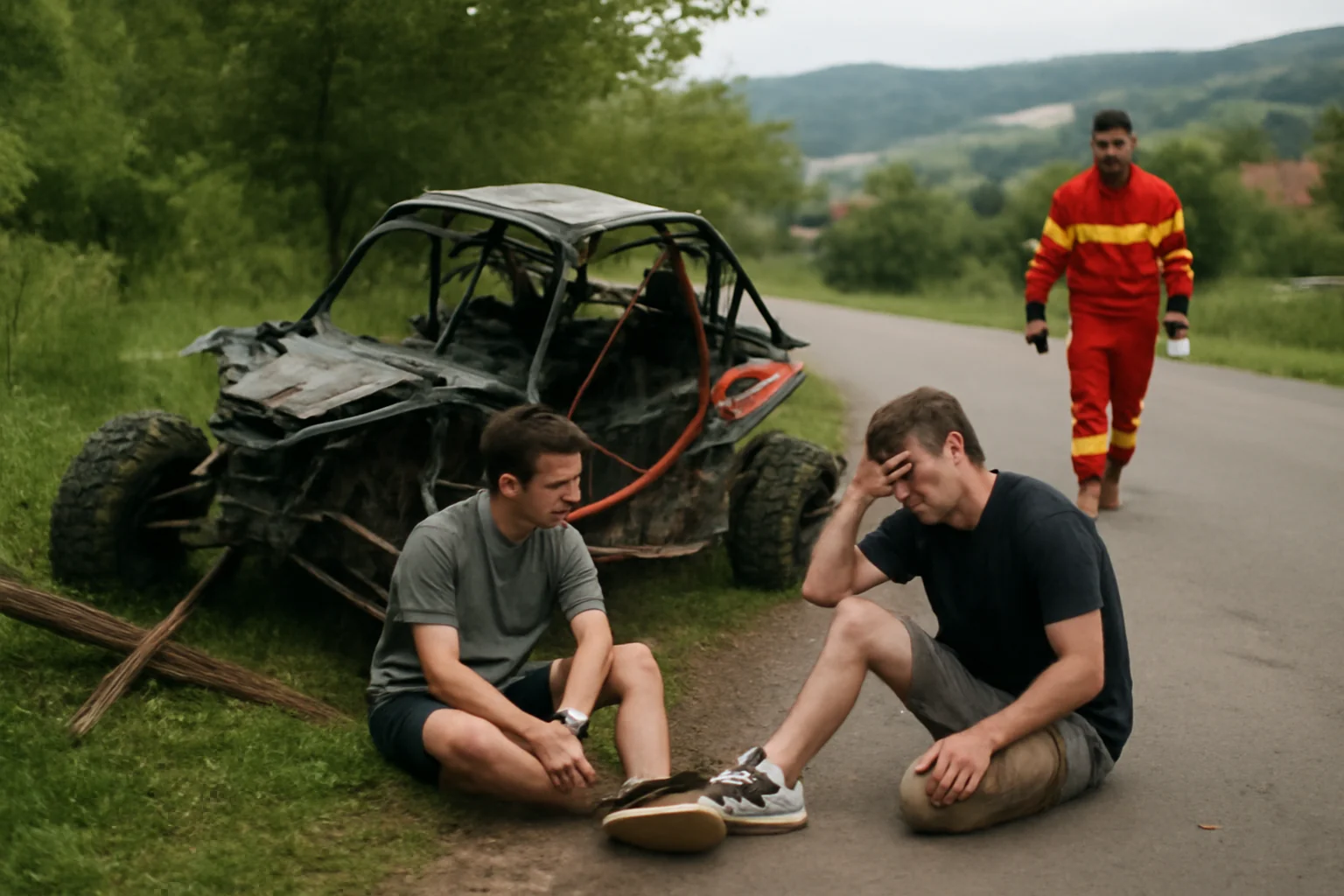 Săbișa: motociclist rănit, autoturism versus motociclu pe 3 septembrie