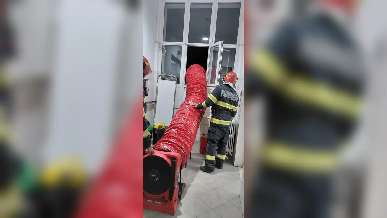 Ștei, Bihor: incendiu la spitalul psihiatric, Plan Roșu și 116 evacuați