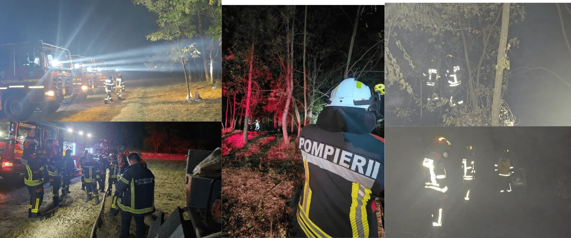 Pompieri români, noapte de foc lângă Kajtasovo și Grebenac