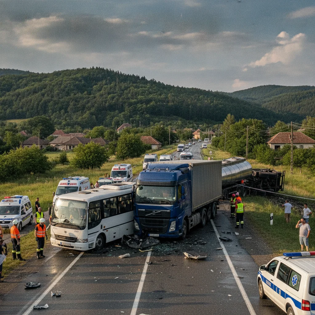 Accident în Roman: femeie de 65 de ani, rănită grav pe bd. Nicolae Bălcescu