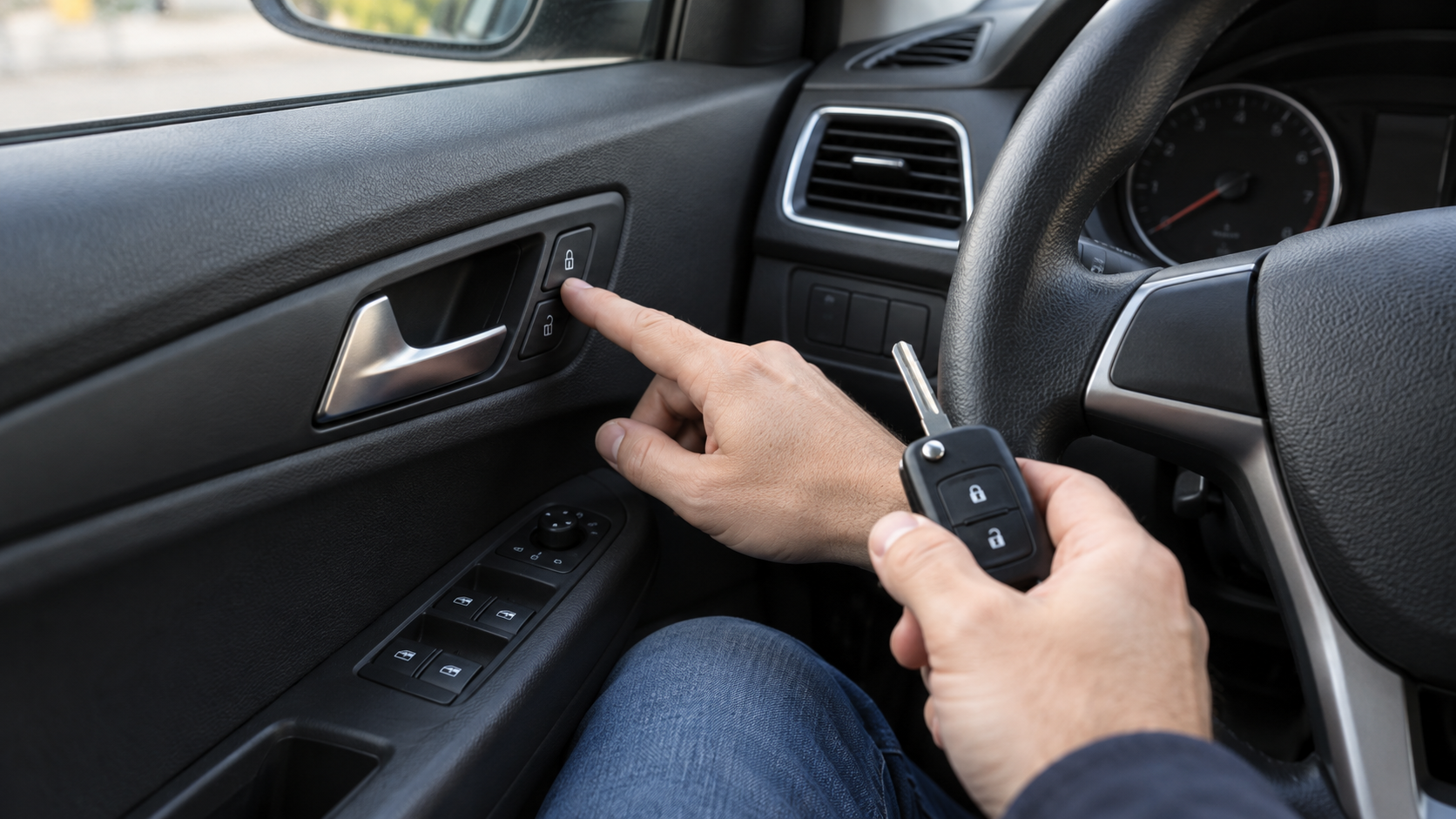 Cum verifici închiderea centralizată la o mașină second-hand